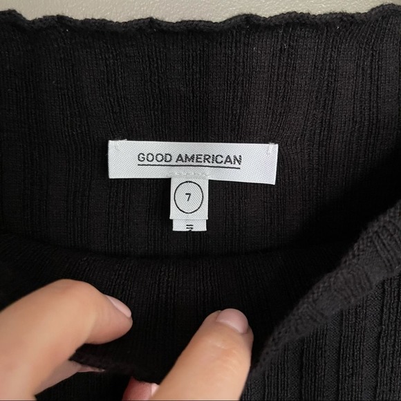 NWT Good American The Go To Boxy Sweater Black 4XL - Picture 11 of 16